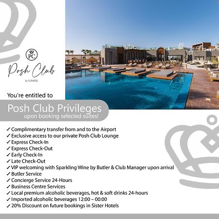 Sunrise Tucana Resort Grand Select Hurghada Eksteriør billede Posh Club privileges